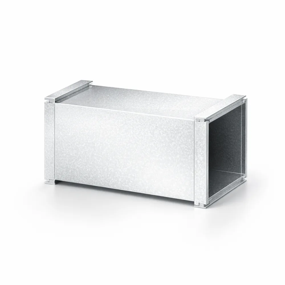 Galvanized rectangular transition